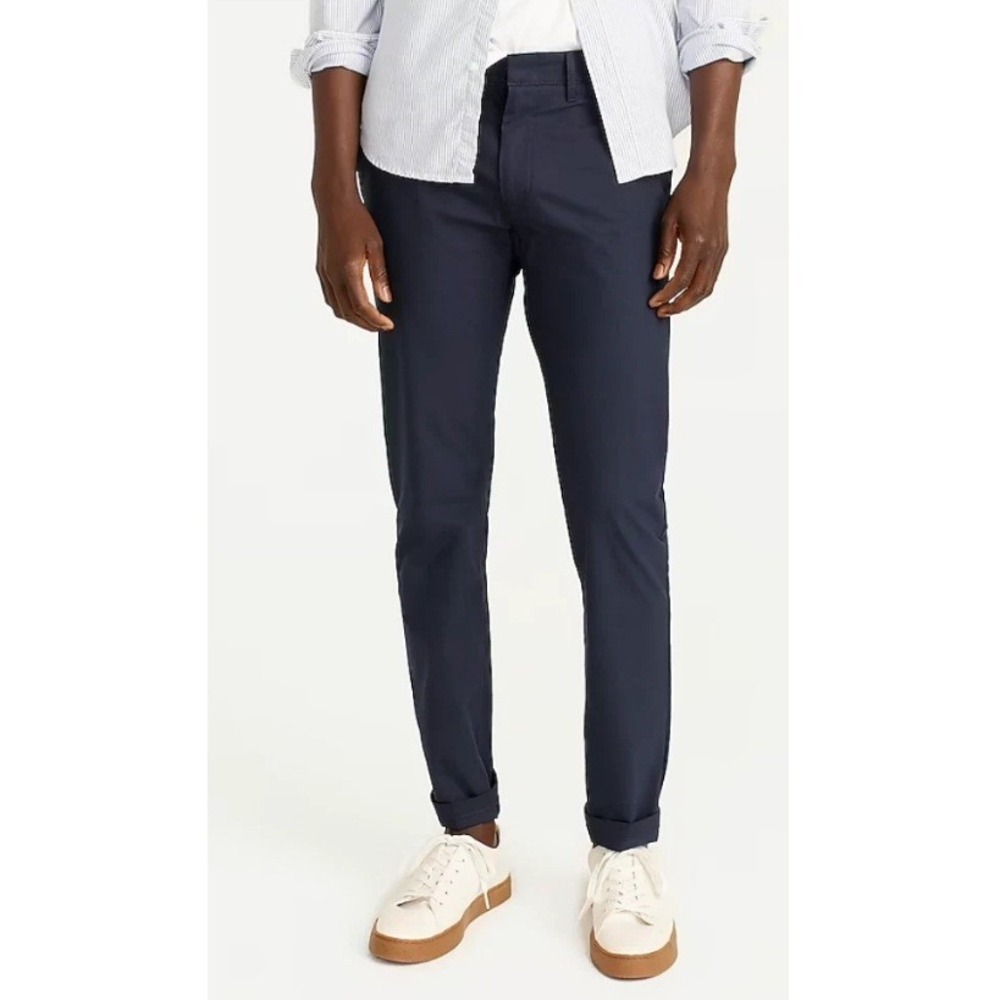 J.Crew Men's Navy‎ 484 Slim-Fit Stretch Tech Pants NWT Size 33